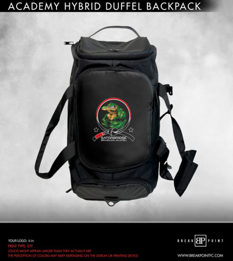 hybrid duffel backpack