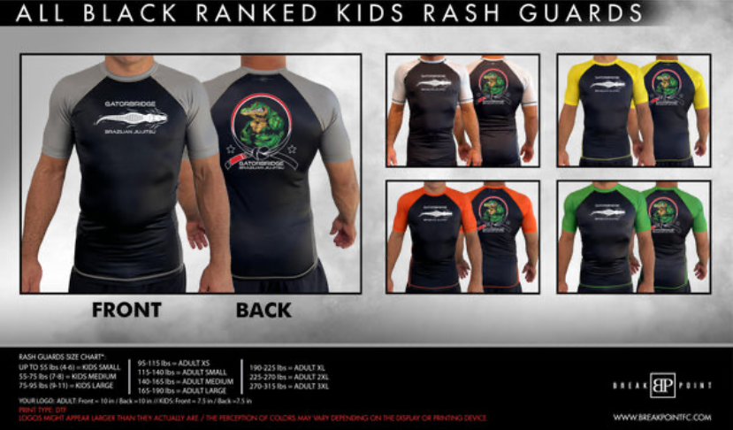 kids ranked Rashguards
