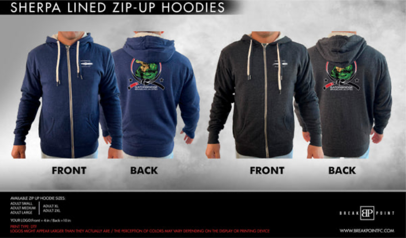 sherpa lined zip up hoodies